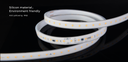 LED стрічка COLORS 52-2835-230V-IP65 5.3W 450Lm 2850K 50м (H852-230V-12mm-WW)