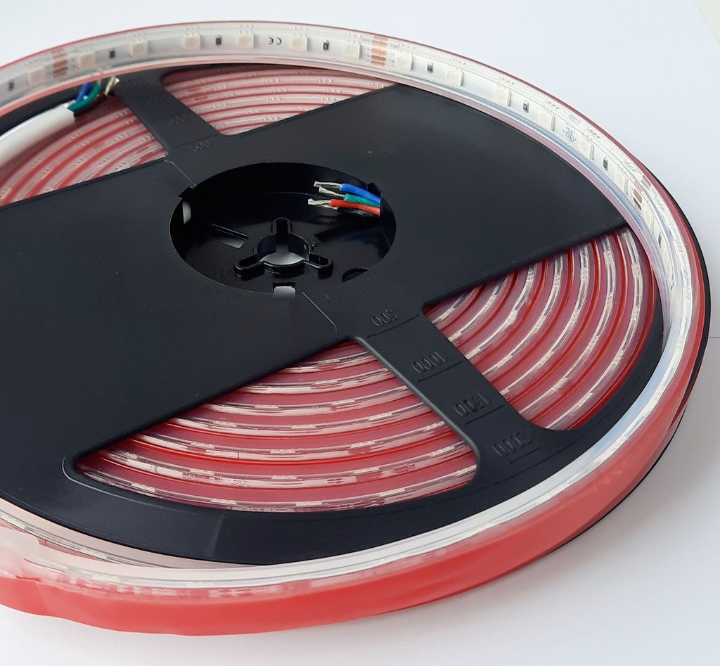 LED стрічка COLORS 60-5050-24V-IP67 12.5W RGB 5м (D560RGB-24V-10mm-IP67)