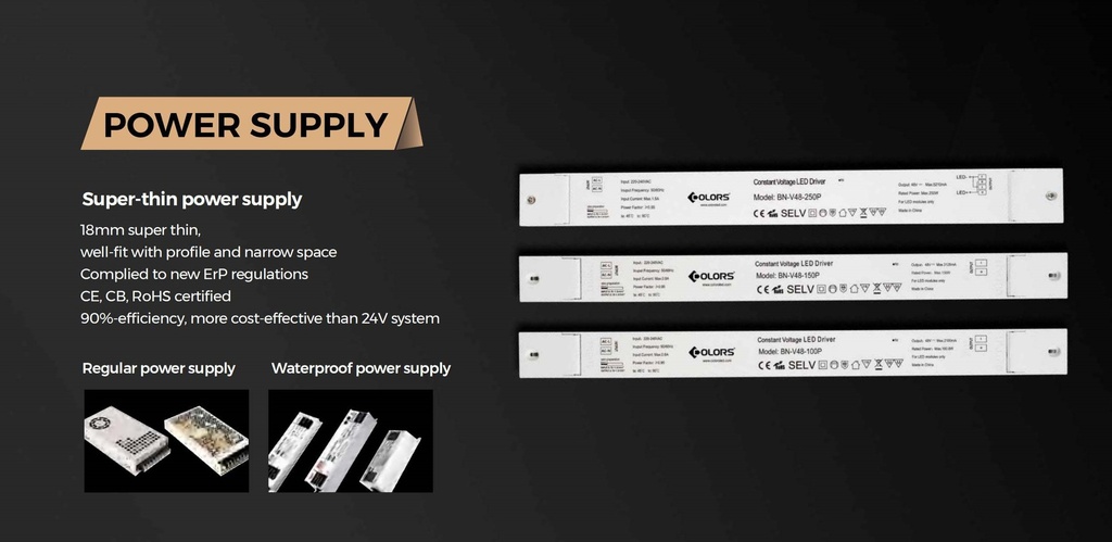 LED стрічка COLORS 80-2835-48V-IP67 5.8W 572Lm 4000K 20м (D880-48V-10mm-IP67-NW_20)