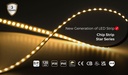 LED стрічка COLORS Chip-24V-IP20 8.8W 980Lm 3000K 5м (FD128-24v-8mm-WW)