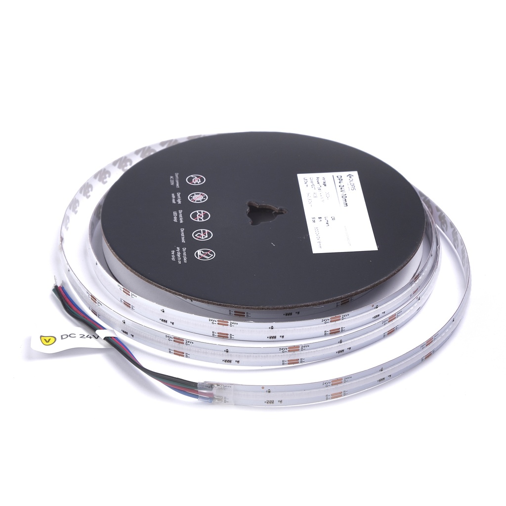 LED стрічка COLORS COB-24V-IP20 14.4W 805Lm RGB 5м (DP4RGB-24V-10mm)