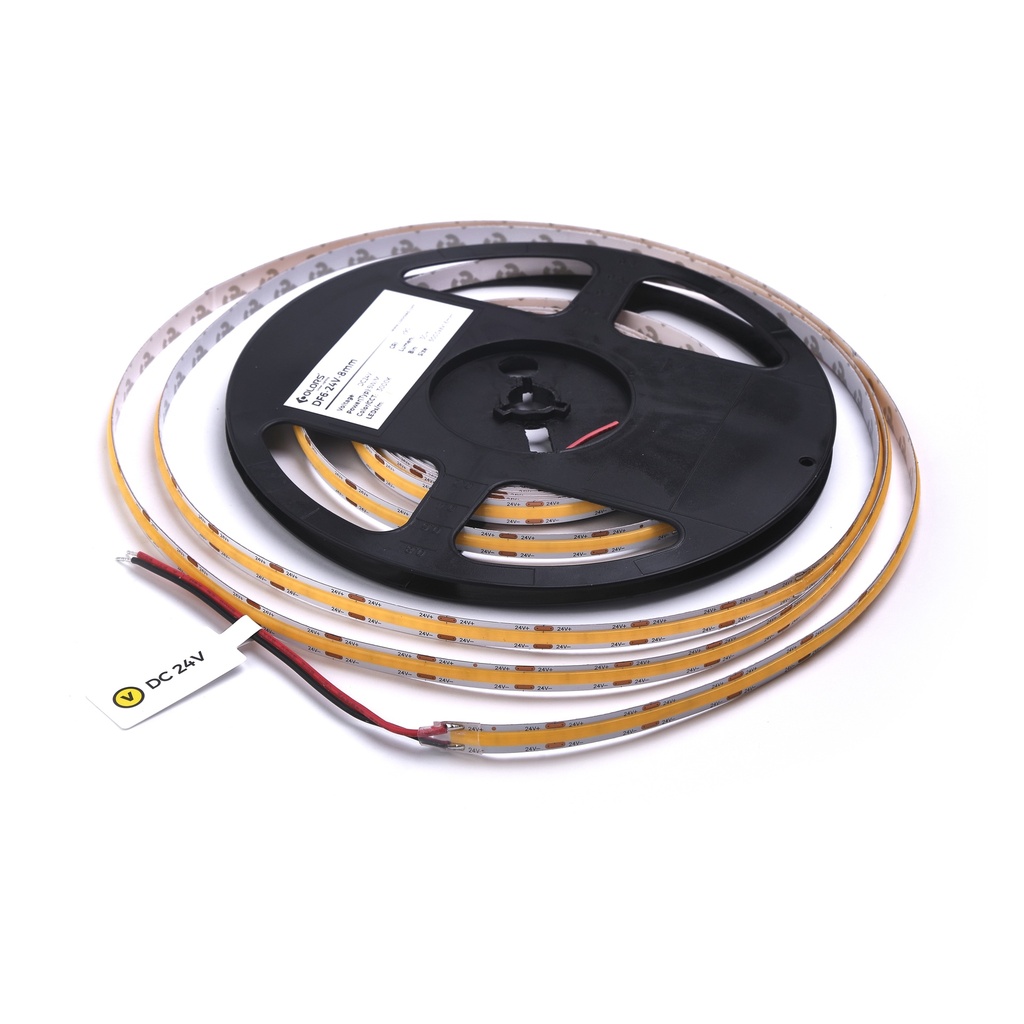 LED стрічка COLORS COB-24V-IP20 5W 410Lm 4000K 5м (DF6-24V-8mm-5W-NW)