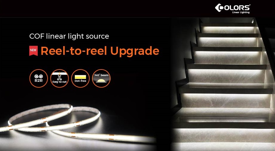 LED стрічка COLORS COB-24V-IP20 9.6W 1035Lm 4000K 5м (DRF10-24V-8mm-V1-NW)