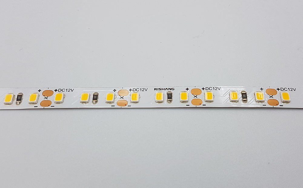 LED стрічка RISHANG 120-2835-12V-IP20 8,6W 818Lm 3000K 5м (RN08C0TA-B-WW)