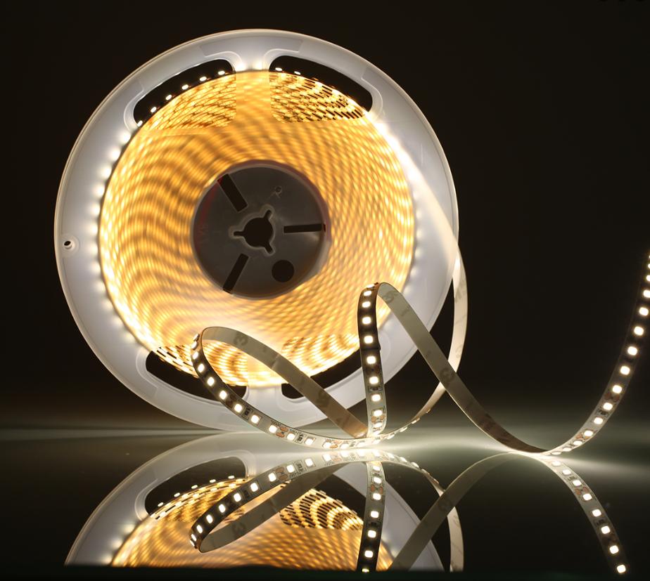 LED стрічка RISHANG 120-2835-12V-IP20 9W 1105Lm 4000K 5м (RL08C0TA-5-NW)