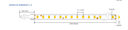 LED стрічка RISHANG 60-2835-24V-IP20 12W 956Lm 3000K 5м (RN0060TC-A-WW)