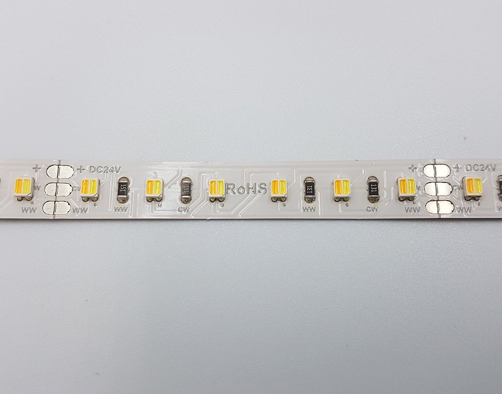 LED стрічка RISHANG 96-3528-24V-IP20 9W 2700K/6500K 5м (RD0096BC-B-MW)