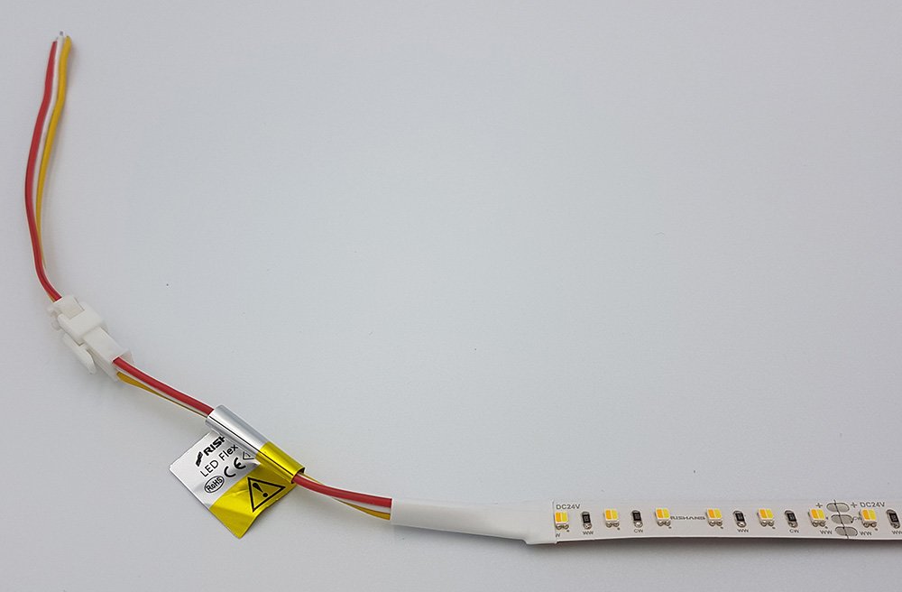LED стрічка RISHANG 96-3528-24V-IP20 9W 2700K/6500K 5м (RD0096BC-B-MW)