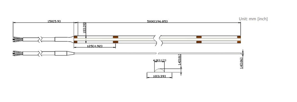 LED стрічка RISHANG COB-24V-IP20 10W RGB 5м (RM0026SP-HNA-RGB)