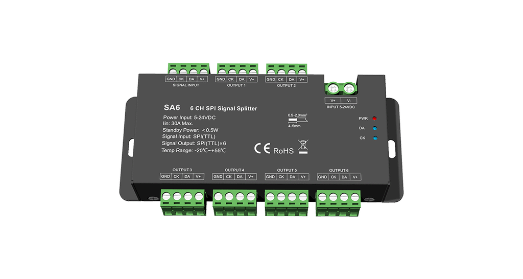 SPI спліттер 5-24VDC DEYA (SA6)