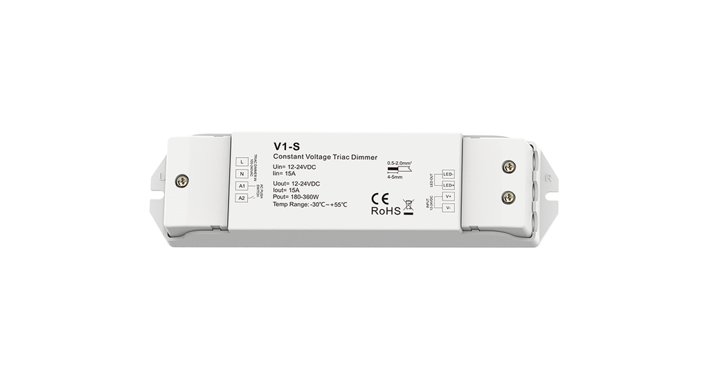 Triac димер DEYA 12-24VDC, 15A*1CH (V1-S)