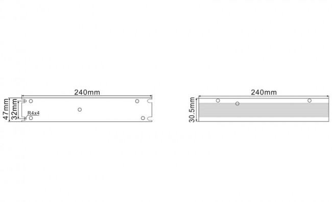 Блок живлення DEYA Slim 150W DC24V (DHS-150-24)
