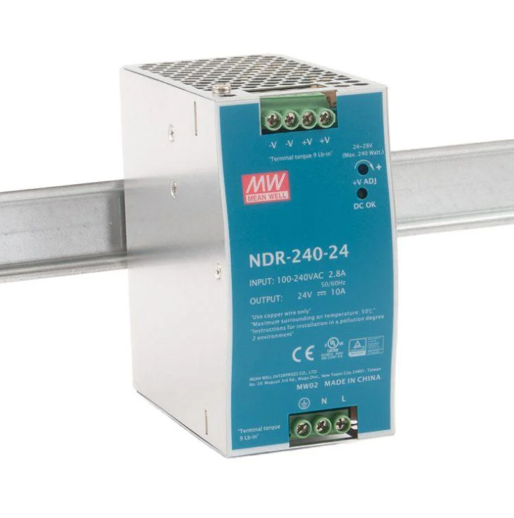 Блок живлення Mean Well на DIN-рейку 240W DC24V (NDR-240-24)