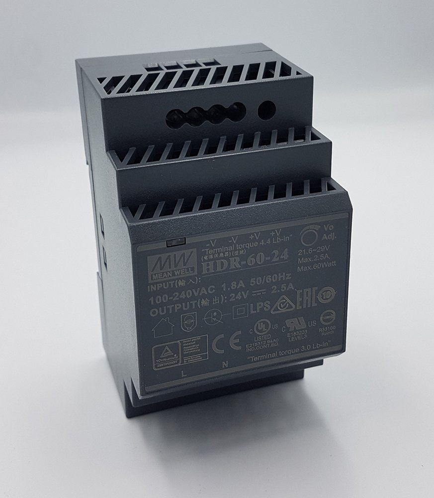 Блок живлення Mean Well на DIN-рейку 60W DC24V (HDR-60-24)