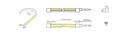 Гнучкий неон COLORS 24V-IP65 8,8W 581Lm 5500K 5м (NJT1010-DW)