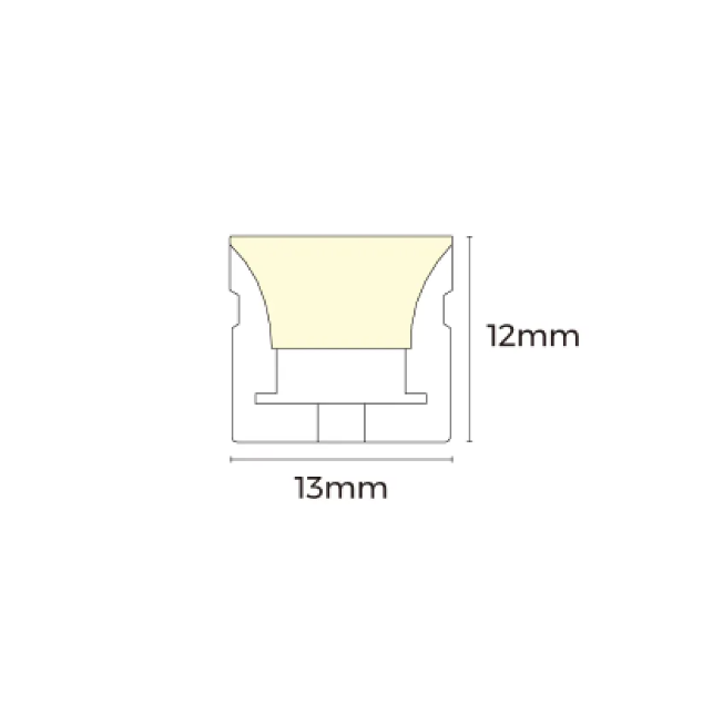 Гнучкий неон COLORS 24V IP67 12W 305Lm RGB 5м (AFT1312-RGB)
