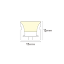 Гнучкий неон COLORS 24V IP67 12W 305Lm RGB 5м (AFT1312-RGB)