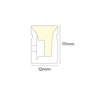 Гнучкий неон COLORS 24V IP67 12W 520-530nm 5м (NMS1217-PRO-Green)