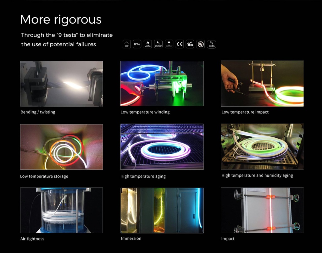 Гнучкий неон COLORS 24V IP67 12W RGB 5м (NMT1312-PRO-RGB)