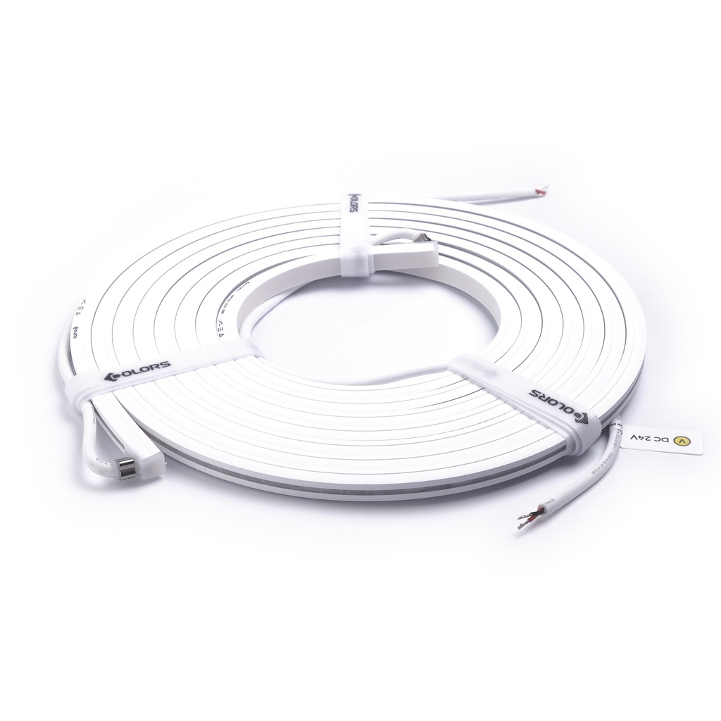 Гнучкий неон COLORS 24V IP67 7.2W 485Lm 4400K 5м (NMT1010-NW)