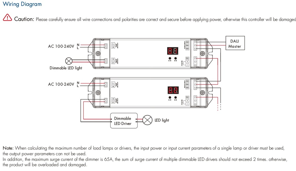 Димер DEYA AC100-240V, 1,5A, 150-360W(DT)