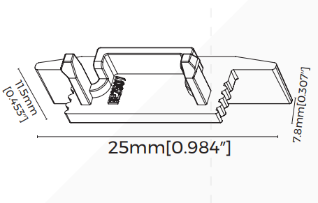 Комплект закінчень COLORS для профілю BE2507 (EC-BE2507FBH)