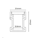 Комплект закінчень COLORS для профілю LS2126 (EC-LS2126FSS)