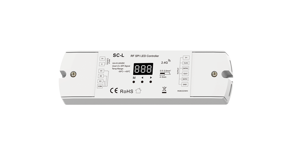 Контролер RF SPI LED 5-24VDC DEYA (SC-L)