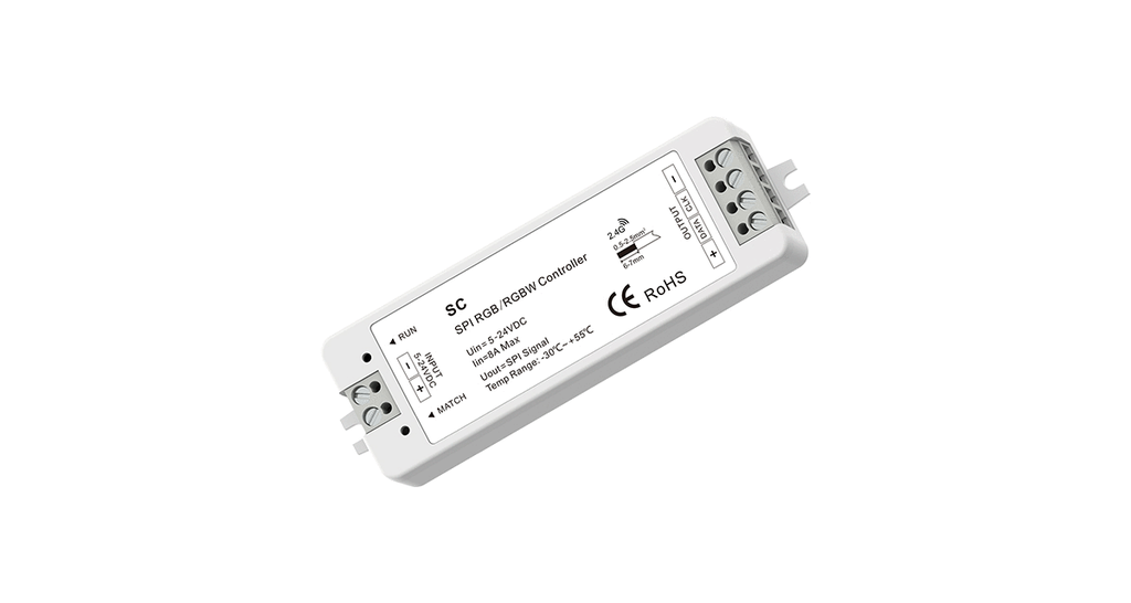 Контролер RF SPI RGB/RGBW LED 5-24VDC DEYA (SC)