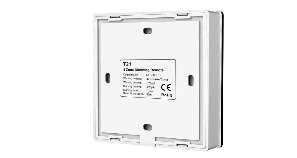 Панель LED димера DEYA на 4 зони T21(Black)