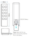 Пульт DEYA ZigBee CCT-контролера на 1 зону (R2(WZS)-Black)