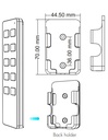 Пульт DEYA ZigBee CCT-контролера на 1 зону (R2(WZS)-White)