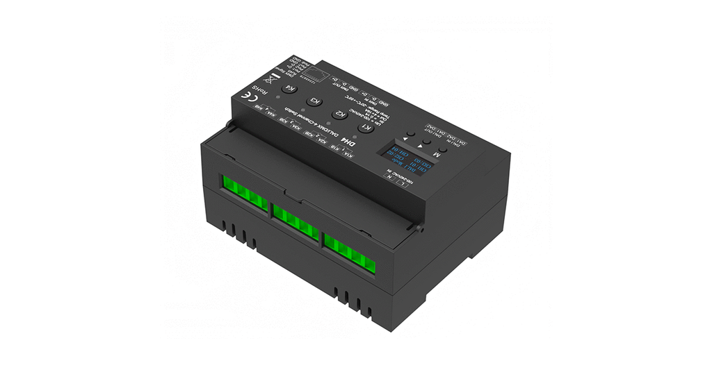 Релейний модуль DALI/DMX Switch 16А*4CH 100-240VAC (DH4)