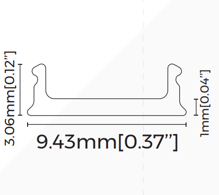 Розсіювач COLORS призматичний чорний, 2,5 метри для LS1010 (CV-LS1010FP2500-B)