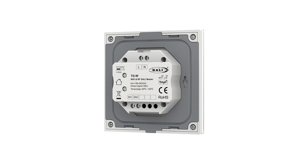 Сенсорна панель DEYA WiFi та RF DALI Master 5-в-1 (TD-W(white))