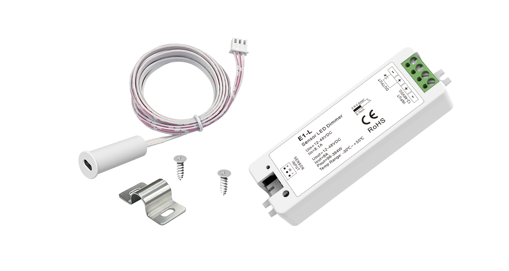 Сенсорний контролер DEYA 12-48VDC, 8A*1CH з сенсорним датчиком руху рукою (E1-L+EB(C))