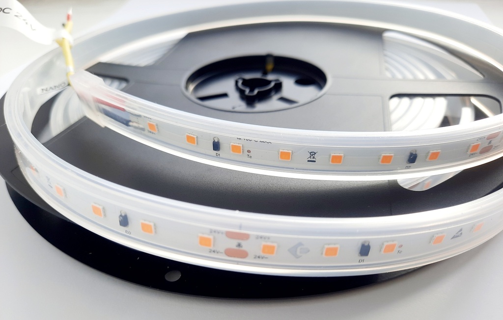 Термостійка стрічка COLORS 80-3030-24V-IP65 4.8W 690Lm 2700K 5м (DS980-24V-10mm-IP65-SW)