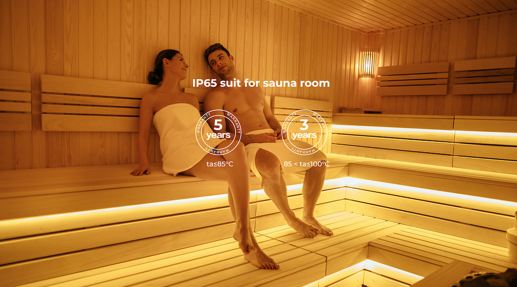 Термостійка стрічка COLORS 80-3030-24V-IP65 4.8W 690Lm 2700K 5м (DS980-24V-10mm-IP65-SW)