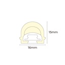 Термостійкий гнучкий неон COLORS для лазні 24V IP67 7.2W 360Lm RGB 5м (ANT1615-RGB)