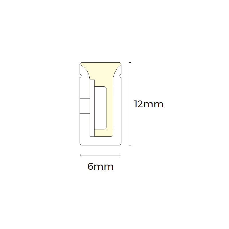 Гнучкий неон COLORS 24V IP65 9,6W RGB 5м (NMS0612-RGB)