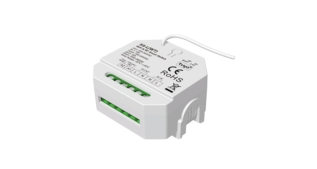 Релейний модуль вимикач WIFI+RF 15A*1CH 100-240VAC (SS-L(WT))