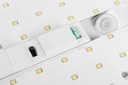 Сутінковий фасадний світильник GTV MACARI, LED, 10-7-5 Вт, 100 лм/Вт, 4000K, AC220-240V, IP65