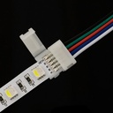 Конектор для світлодіодних стрічок OEM SC-22-SW-15-5 10mm RGBW 2joints wire (дріт-2 затискач)