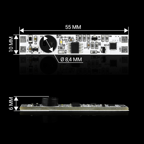 Оптичний датчик DP-05-IR-10A-U IR ON\OFF прямий 10А DC12V