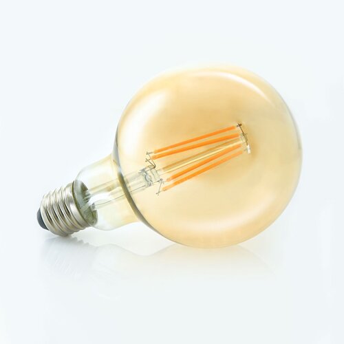 Світлодіодна лампа Biom FL-420 G-95 8W E27 2350K Amber