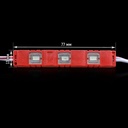 Світлодіодний модуль BRT M2 5630-3 led R 1,2W, 12В, IP65 червоний закритий з лінзою