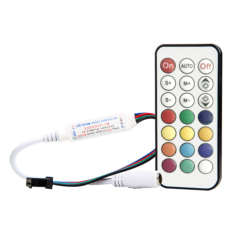 [8_3851] Контролер PROLUM SPI RGB  (21 кнопка; IR; 6A;)