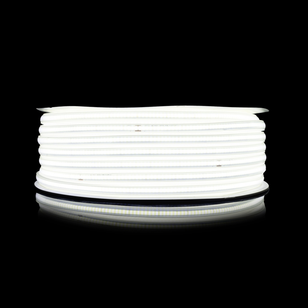 [8_4544] Світлодіодна LED стрічка PROLUM™ СОВ; 280 LED; IP67; 220V; Series "S", Білий (5500-6000К)