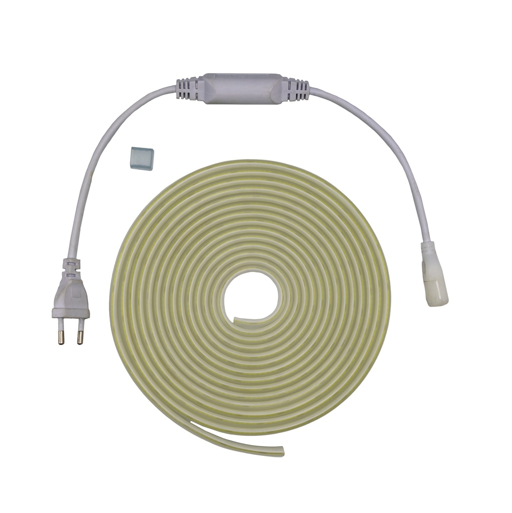 [8_5022] Готовий набір Світлодіодної LED стрічка СОВ PROLUM™ 220V 280 LED IP67 12 ММ Series "PRO", Тепло-білий (2700-3000К)