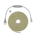 Готовий набір Світлодіодної LED стрічка СОВ PROLUM™ 220V 280 LED IP67 12 ММ Series "PRO", Тепло-білий (2700-3000К)
